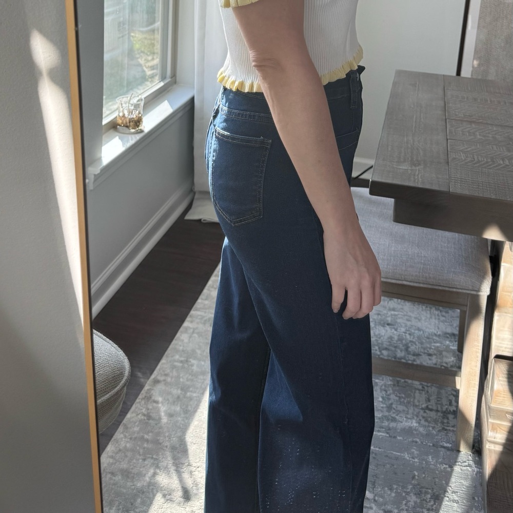 Classic Blue Women's Dark Wash Jeans - Picture 9 of 14